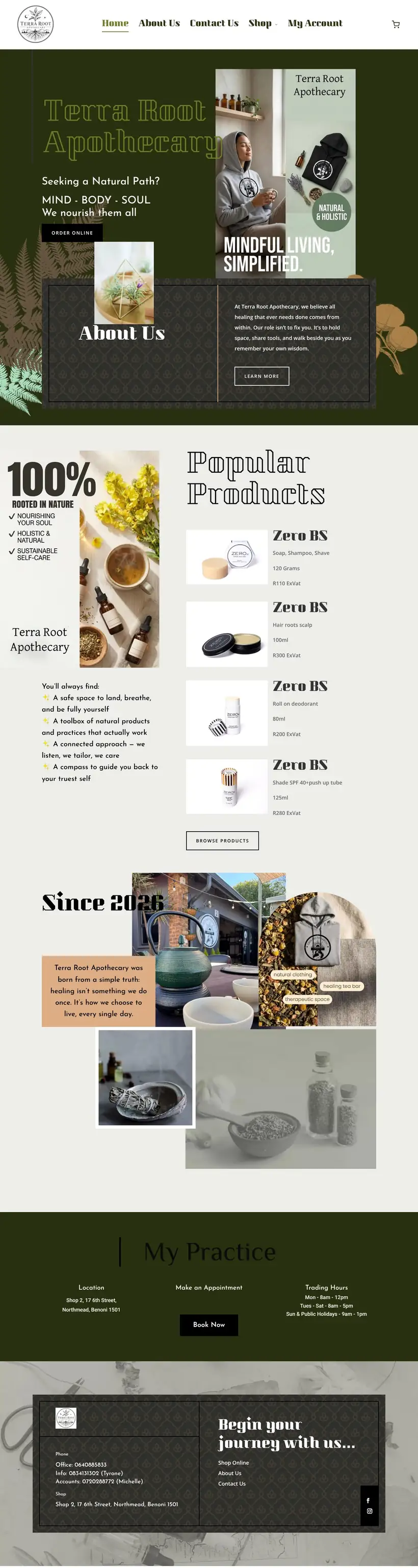 Custom website designed by Website Creations